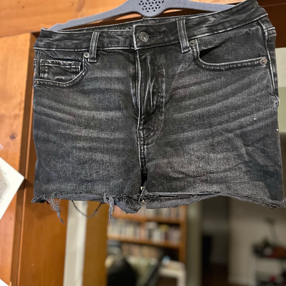 American Eagle Outfitters Women's Dark Gray Jean Shorts